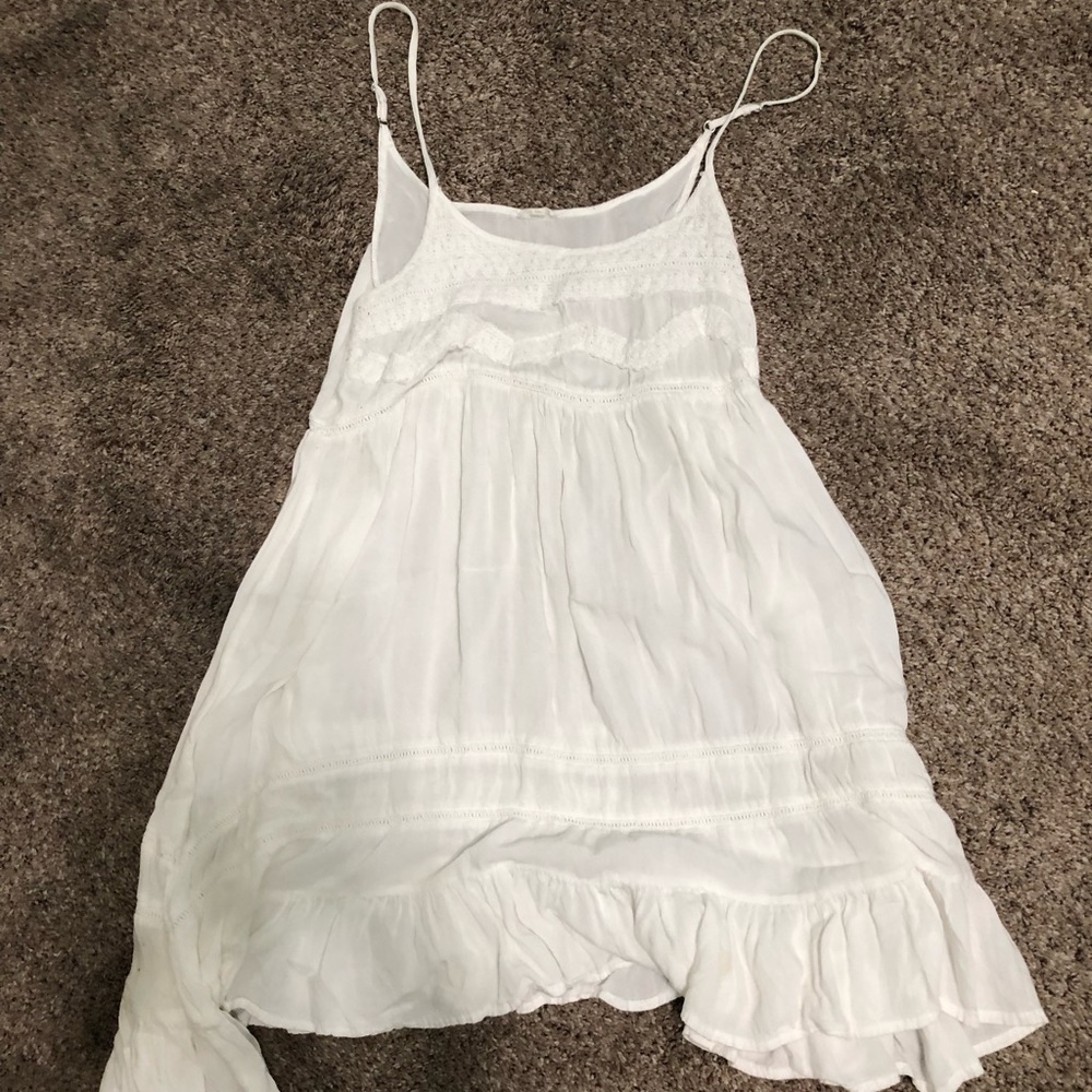 White Flowy Dress